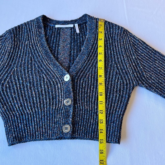 Helmut Lang Reef Knot Cropped Button Front Cardigan - Picture 7 of 12